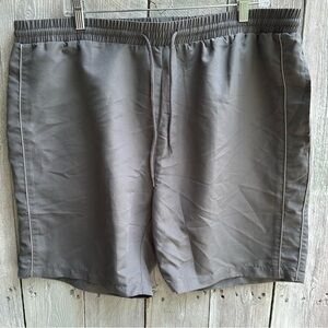 Atlas‎ For Men Drawstring Athletic Shorts Size 3XL 7" Inseam Gray